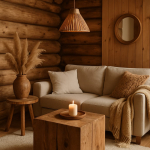 Cr&eacute;er une ambiance chalet &agrave; la maison avec des objets d&eacute;co en bois naturel